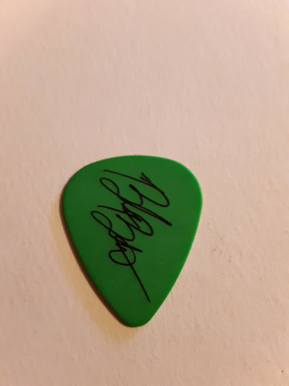 Mayday Parade Guitar Pick Neon Green Brooks Betts Concert used
