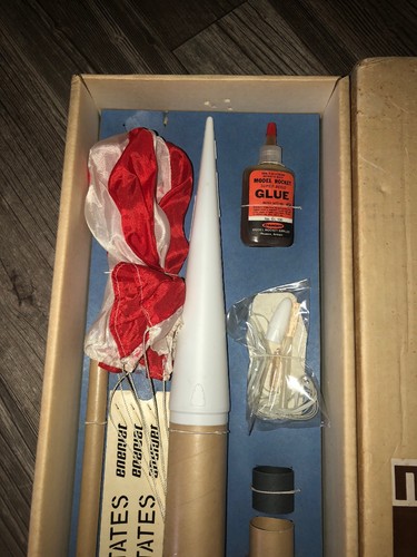 Vintage Enerjet Nike Smoke Model Rocket Kit