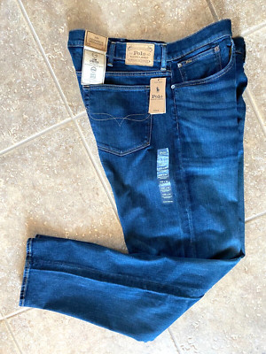 Polo Ralph Lauren Jeans Big & Tall 48B x 30 Prospect Straight Rockford Denim NWT