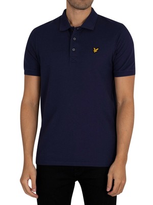 

Мужская однотонная рубашка-поло Lyle - Scott, синяя, Синий, SP400VOG-Z99