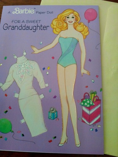 Lot of 3 Vintage NEW Barbie Paper Doll 