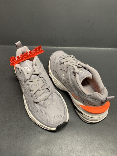 Nike m2k tekno trainers atmosphere grey phantom total orange hot sale