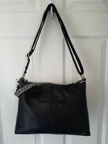 The Sak Camila Convertible Leather Shoulder Black Onyx NWT ??