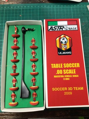 Astrobase Soccer 3d Subbuteo Table Football Team Le Mans (FRA) 2009
