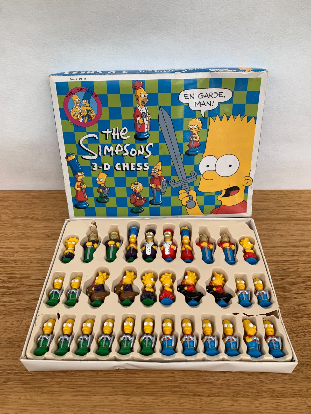 🐚 Vintage 1991 The Simpsons 3D Chess Set Pieces Choose Your 🐚 Vintage 1991 The Simpsons 3D Chess Set Pieces Choose Your