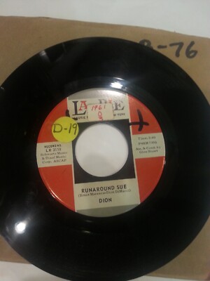 Dion   Runaround Sue / Runaway Girl - 1961 - Laurie Records 3110 7'' Single