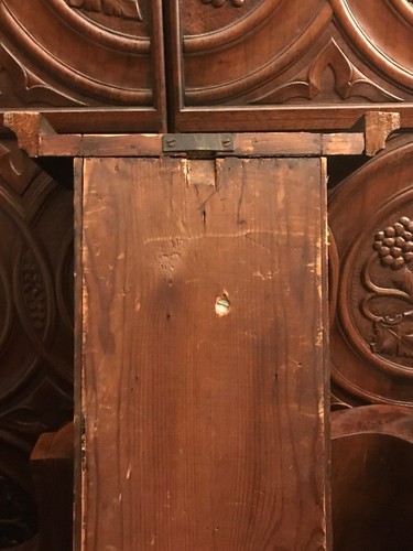 Antique German Junghans Keyhole Wall Clock Circa 1900 Black Skeleton Steampunk