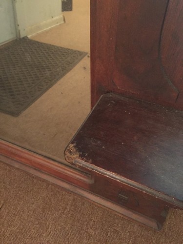 ANTIQUE VICTORIAN MIRROR TOP FOR DRESSER