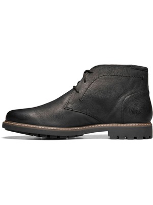 

FLORSHEIM Мужские кожаные ботинки чукка с круглым носком черного цвета, размер 9 м, Черный, 11927B-006
