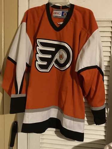 Philadelphia Flyers Alternate Chrome 3D Logo CCM LARGE