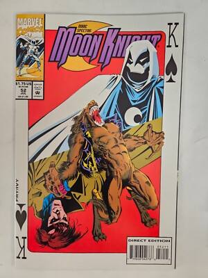 Moon Knight #52 Gambit Werewolf By Night Marvel Comics 1993 VF/NM