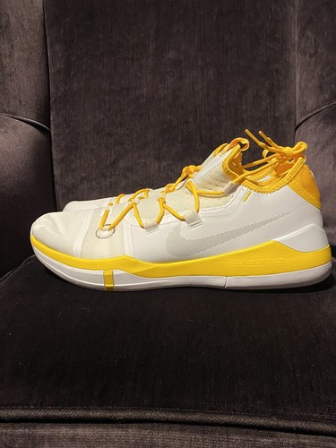 Size 17.5- Nike Kobe A.D. TB White Yellow | eBay