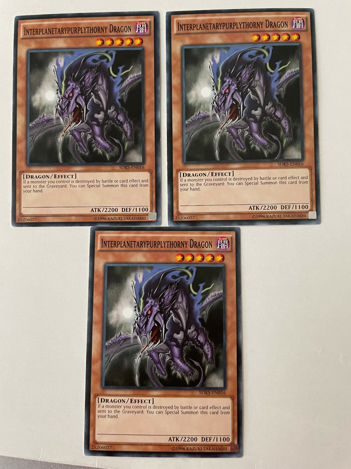 Interplanetarypurplythorny Dragon - SDKS-EN016 - Common - Unl Ed