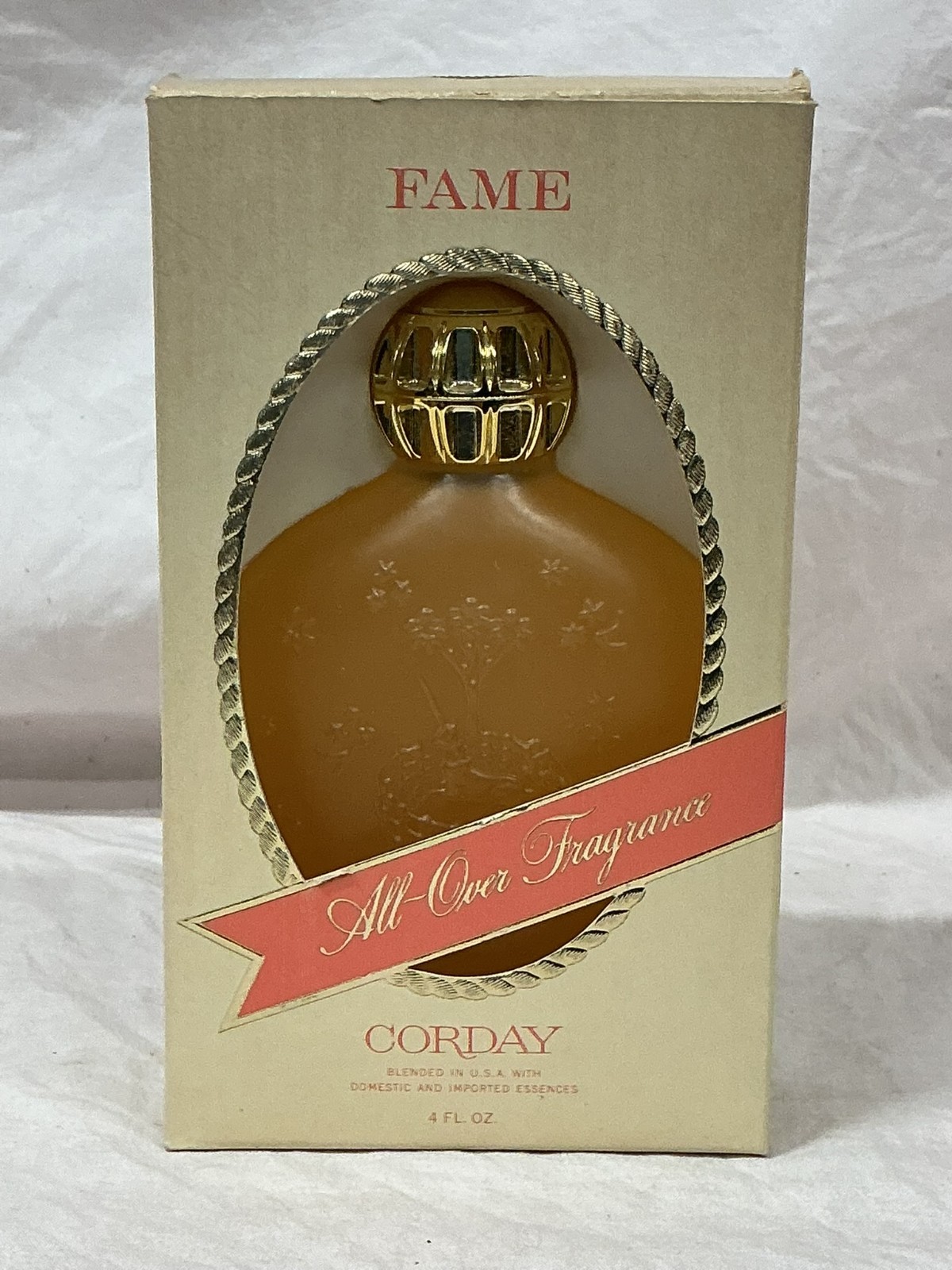 Vintage CORDAY FAME 4oz All-Over Fragrance Cologne Friction Lotion