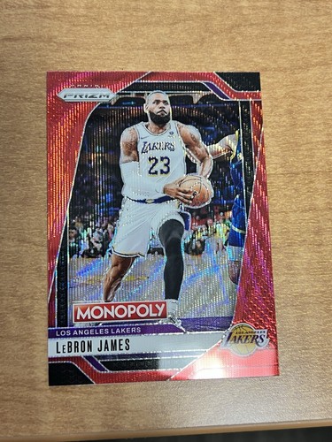 2024-25 Prizm Monopoly LeBron James Lakers Red Wave | eBay