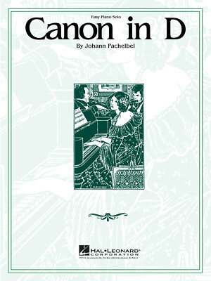 Canon in D by Johann Pachelbel for Easy Piano Solo Classical Sheet Music
