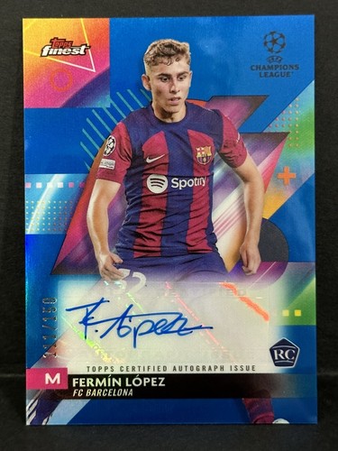 2023-24 Topps Finest UEFA Club Competition RC Fermin Lopez