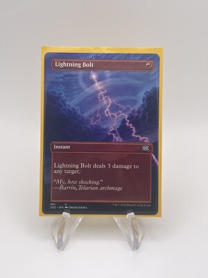 Lightning Bolt (Borderless Alternate Art) [Double Masters 2022] MTG Near Mint
