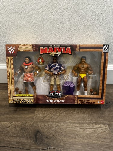 WWE Mattel Elite Maivia家族 3個セット Amazon.com: Mattel WWE Generation Maivia Legacy Elite