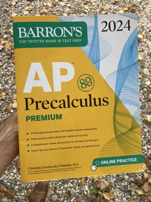 Barron s 2024 AP Precalculus Premium Review 3 Full-Length Practice Tests