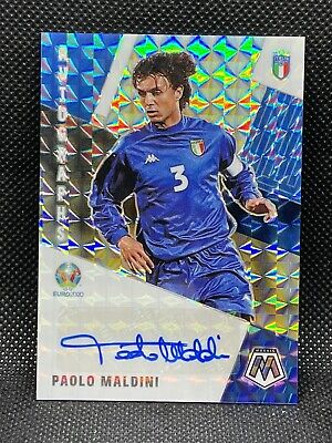 2020 Panini UEFA Euro Mosaic Paolo Maldini Mosaic Auto Italy #AM-PM Autograph