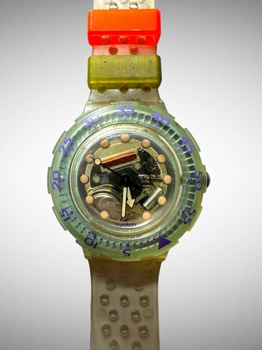 Swatch Jelly Bubbles SDK104 1992 Scuba 200 Collection 38mm
