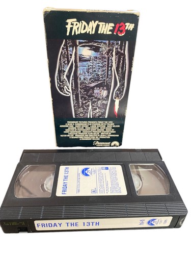 Rare FRIDAY THE 13th 1980 Paramount Pictures No Barcode VHS