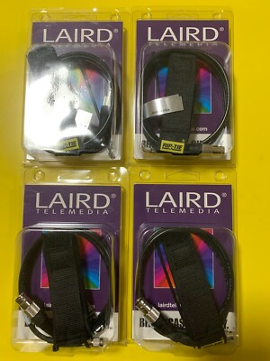 LAIRD RD1-DINBF-3  3ft DIN 1.0/2.3 to BNC adapter cable Blackmagic Decklink RED 