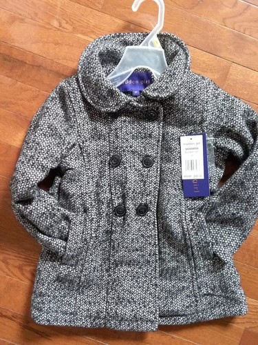 2 NEW Madden Girl Wool Blend Peacoats NET Sz 4T  MSRP 90.00 Each NEW