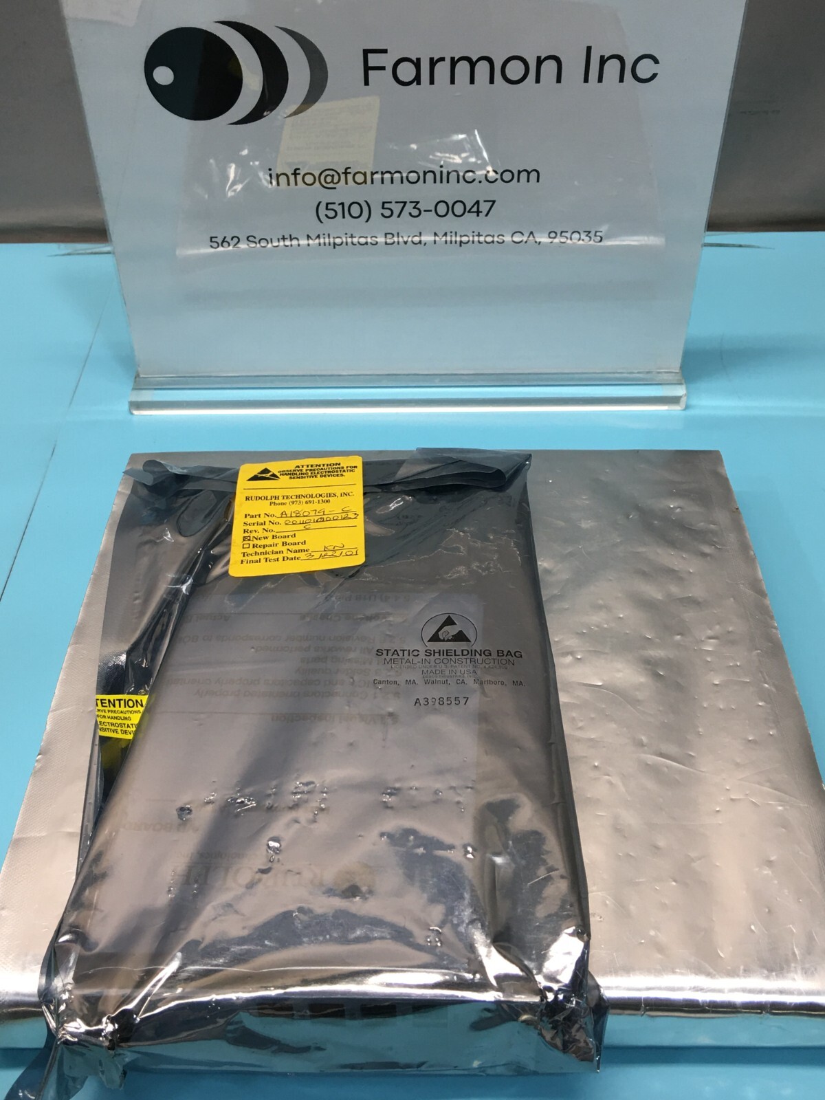 RUDOLPH TECHNOLOGIES A18079-C A/D CONVERTER PCB BOARD, A15520, 156209