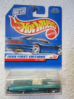 1998 First Editions Hot Wheels '63 T-BIRD #644 (M)