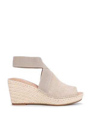 

GENTLE SOULS KENNETH COLE Женские серые туфли на танкетке Colleen на платформе 1 дюйм, 8 м, Серый, GGS9003SU