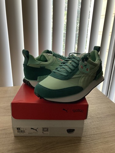 Pre-owned Puma X Pokemon 'bulbasaur' Rider Sneakers Shoes - Men Size 10. In Ivy-holiday