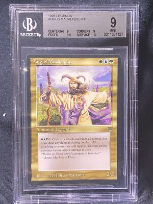 Angus Mackenzie - BGS 9.0 #11824121 Graded - Legends - MTG