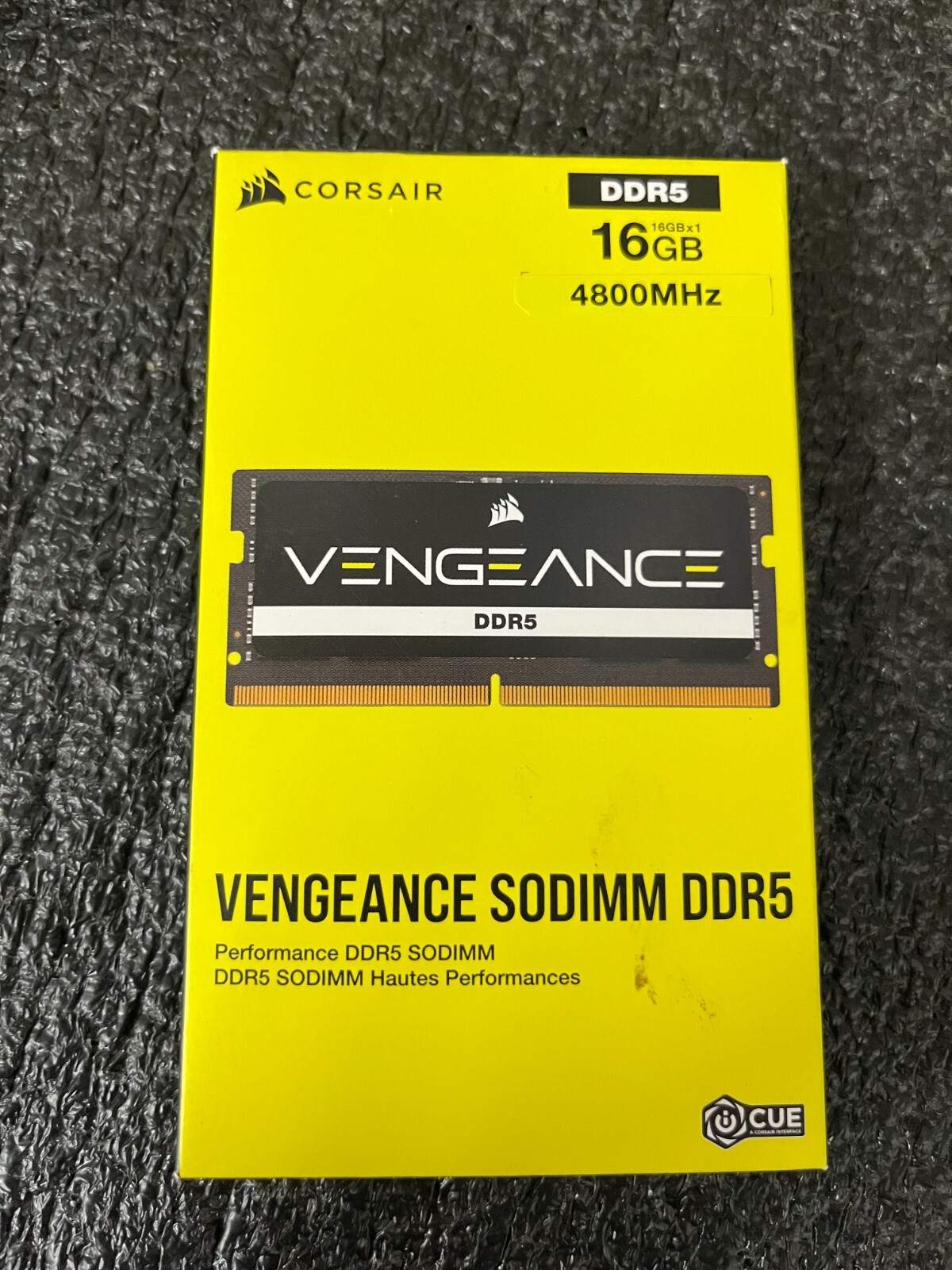 Corsair 16GB DDR5 4800MHz SO-DIMM ×2 CORSAIR VENGEANCE 16GB (1x16GB) DDR5 4800MHz C40 SODIMM