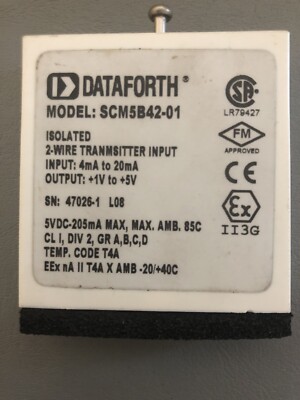 Dataforth SCM5B42-01 Isolated 2-W TX Input Loop Power