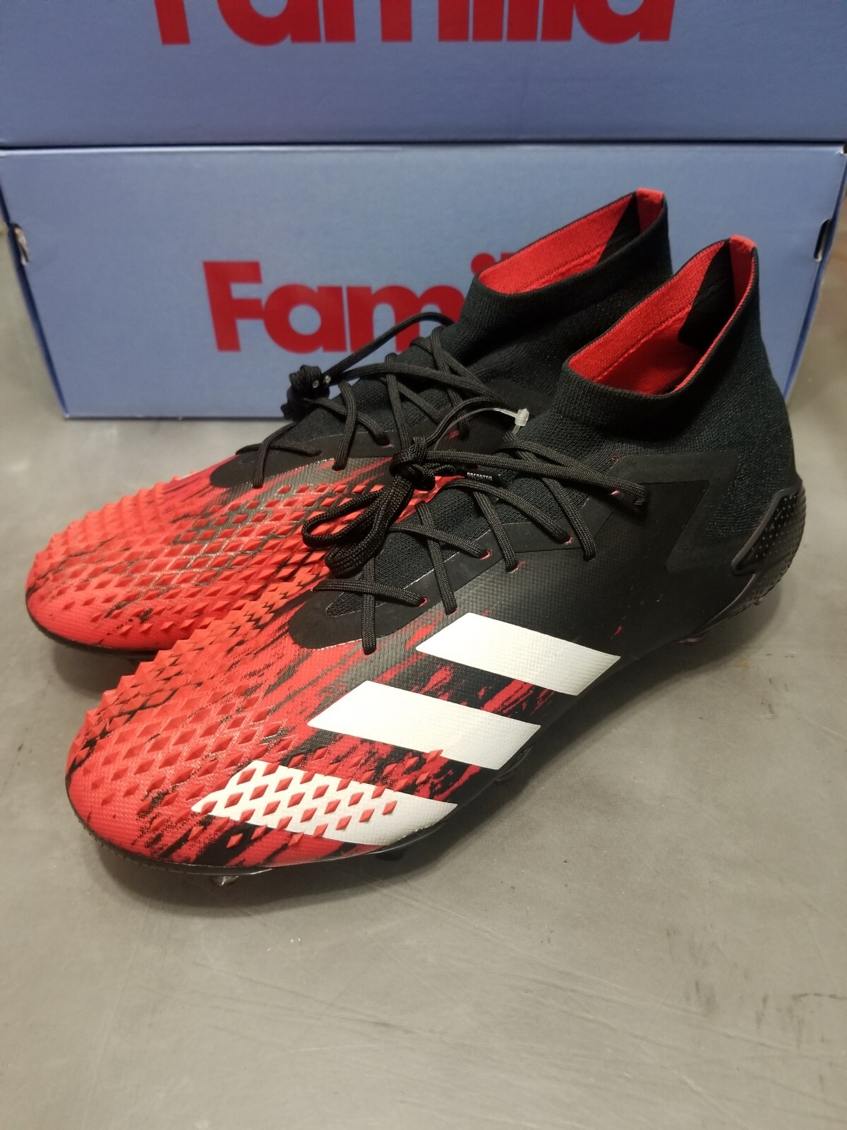 ADIDAS PREDATOR MUTATOR 20.1 FG Black/Red EF1629 Size 11: купить с  доставкой из США, цена 24 782 руб - (115459900172)