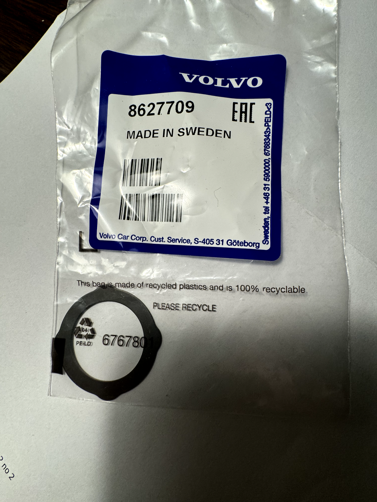 8627709 GENUINE Volvo EGR ring D5244Txx VOLVO Original | eBay 8627709 GENUINE Volvo EGR ring D5244Txx VOLVO Original | eBay