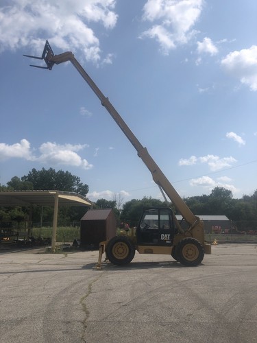 CAT Caterpillar TH63 Telehandler Telescoping Forklift Sky track