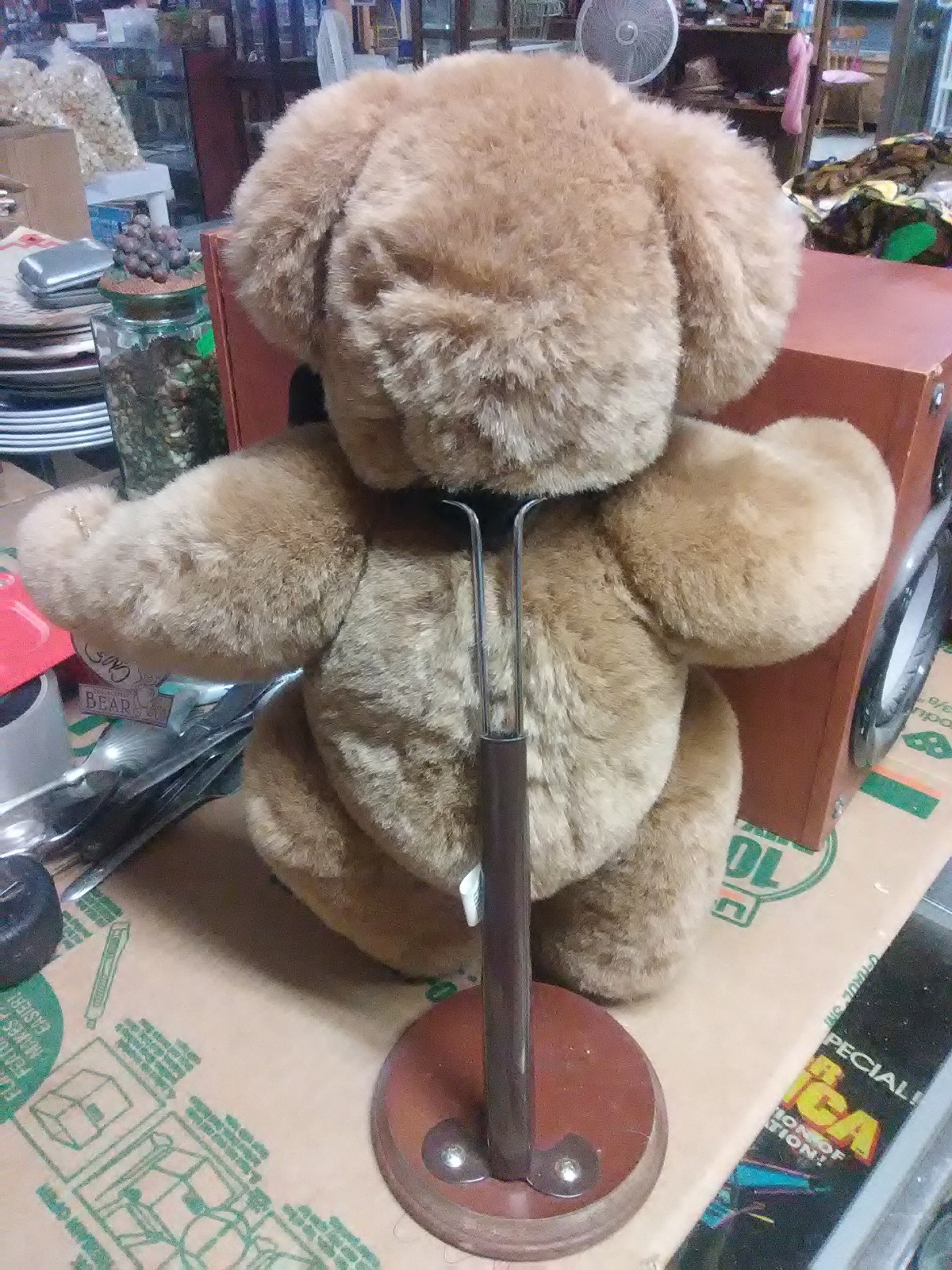 Annette Funicello Collectible Bear Co - 15 inch tall jointed Bear w stand - *800