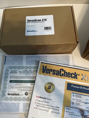 VersaCheck CS21G-1158 Studio VS 11 for Home and Businesses, Check Scanner