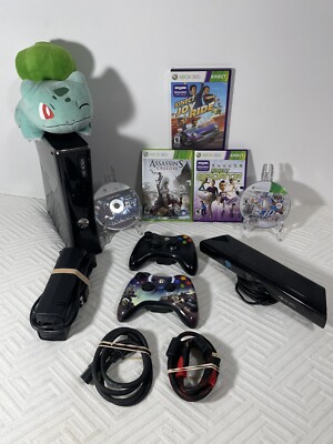 Microsoft Xbox 360 Bundle 250GB Black Console - Complete