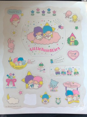 Sanrio Little Twin Stars Thick Foam Puffy Stickers