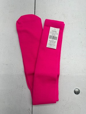 Epic Light Weight Hot Pink Tube Socks Unisex Adults Size Medium