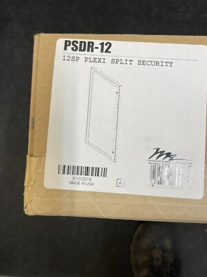 Middle Atlantic PSDR-12 12SP PLEXI SPLIT SECURITY