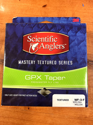 Scientific Anglers Mastery Textured Series GPX Taper WF-3-F Willow