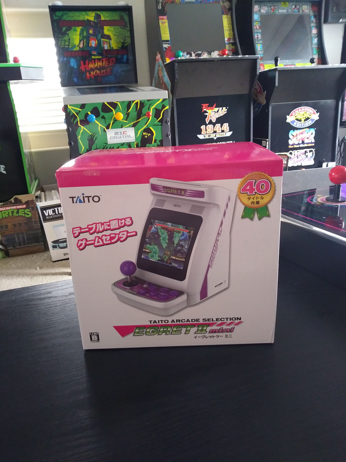 Taito Egret II Mini Retro Game 40 Title Built-in arcade