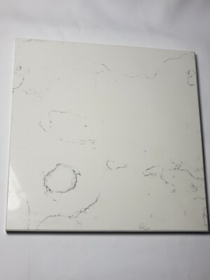 Quartz Stone Cutting Board cheese food platter white marble 10x10 venatino