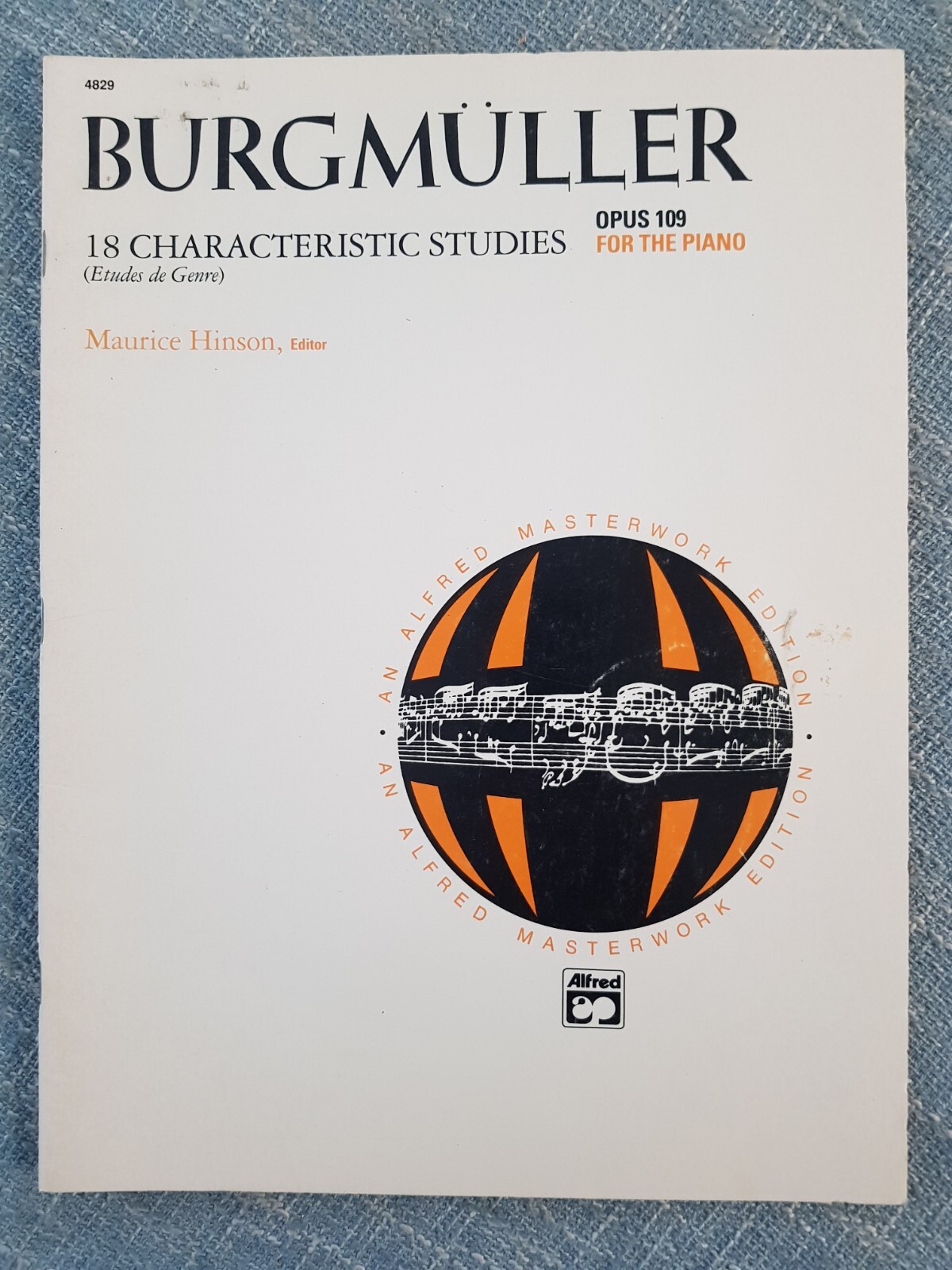 Burgmuller 18 Characteristic Studies Op 109 Edited by