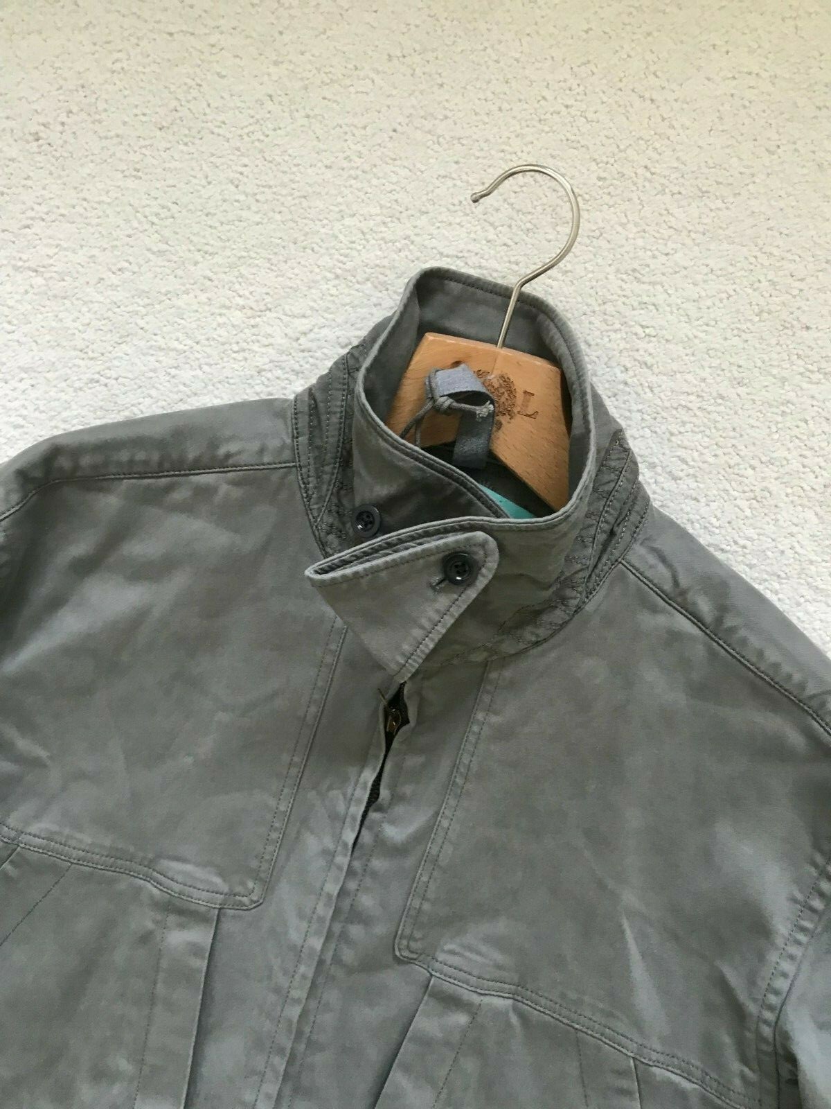 Pre-owned Paul Smith Grey Bomber Jacket |rivet Button| Red Ear | Limited Edition & Vintage